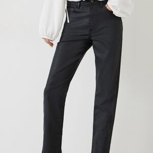 Women's Coated Black Jeans by hush UK8/US4